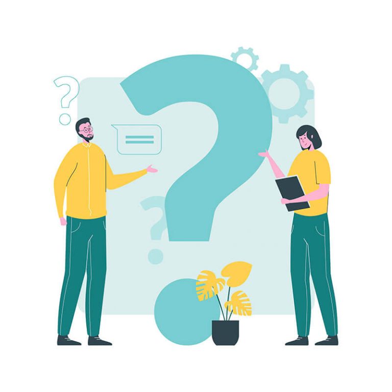 Two people discussing ADA compliance questions and website accessibility standards, symbolizing the importance of understanding WCAG compliance requirements.